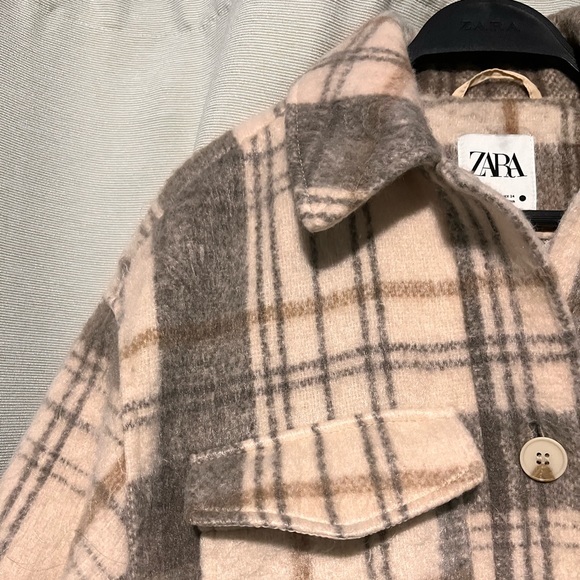 ZARA Plaid Jacket - Picture 5 of 7